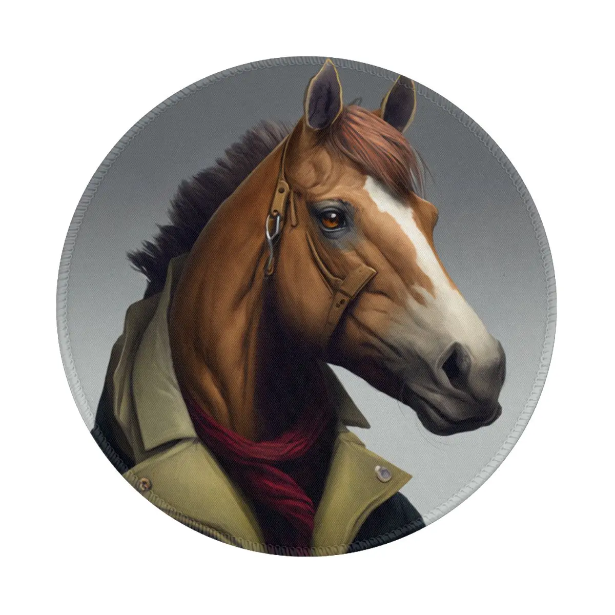 

Horse Mouse Pad Amazing Portraits Dapper Clothing Cheap Rubber Mousepad Armrest Colors Picture Desktop Mouse Mat