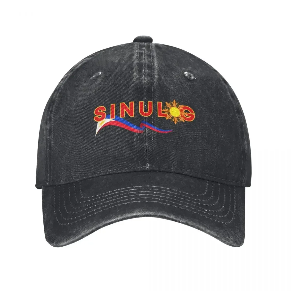 Фото Бейсболка SINULOG 2024 Cebu PH, кепка Wild Ball, шляпа для гольфа, оригинальная солнцезащитная кепка, шапка с помпоном для женщин, мужская модель 2026 года №2