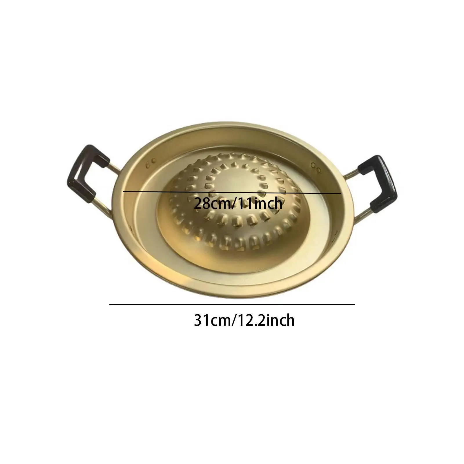 Корейская тарелка для барбекю сковорода-гриль кемпинга сковорода стейка с