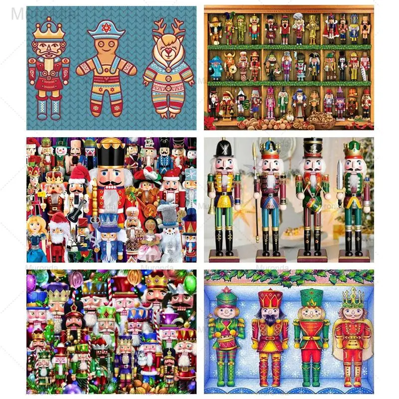 

5D DIY Diamond Painting Christmas Diamond Embroidery Nutcracker Suite Puppet Full Rhinestone Picture Wall Decor Handmade Gift
