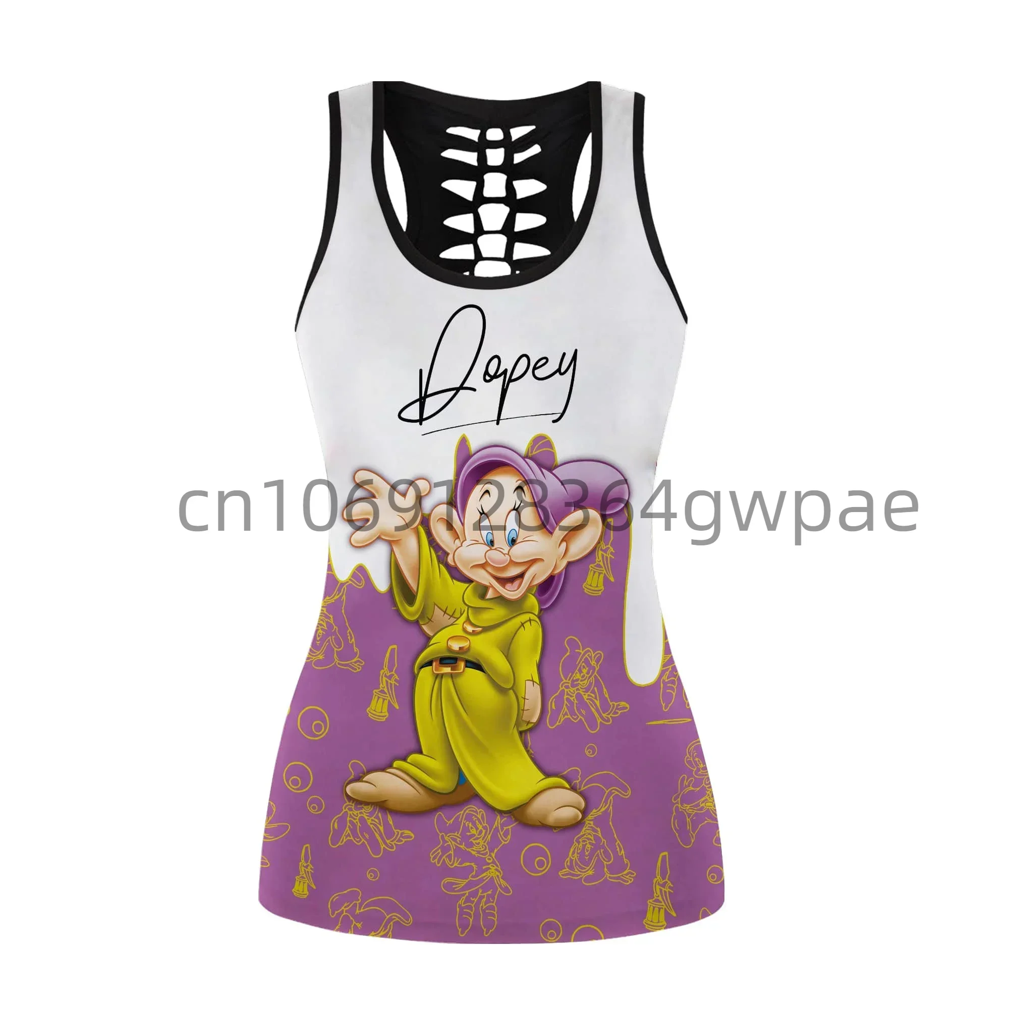 Новинка комплект для йоги из майки и леггинсов Disney Dopey с карликовым вырезом