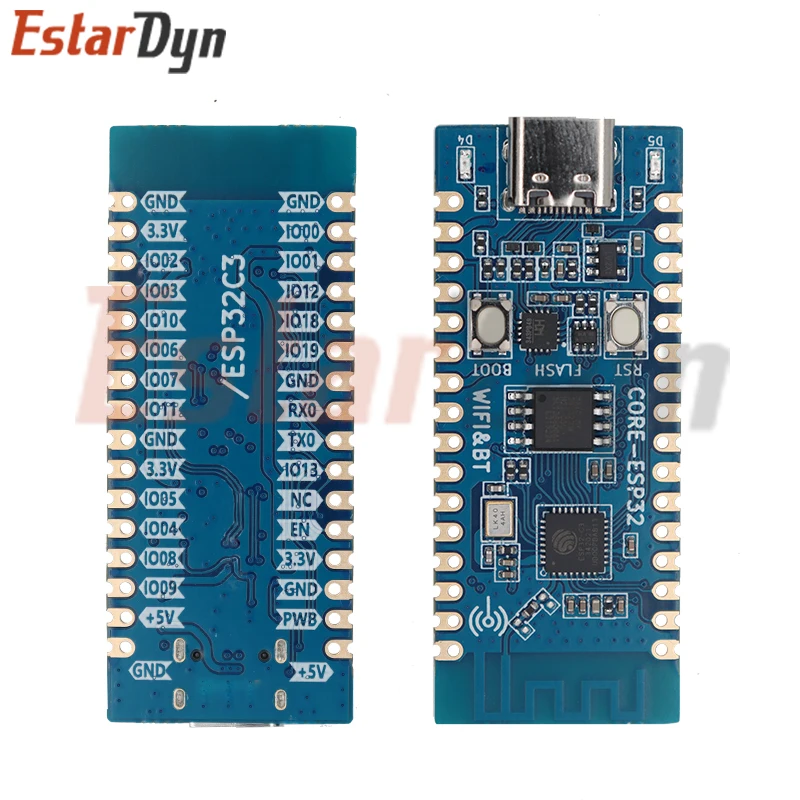 Макетная плата ESP32 C3 основная встроенная антенна 2 4G 32Pin IDF WiFi + Bluetooth CH343P для Arduino