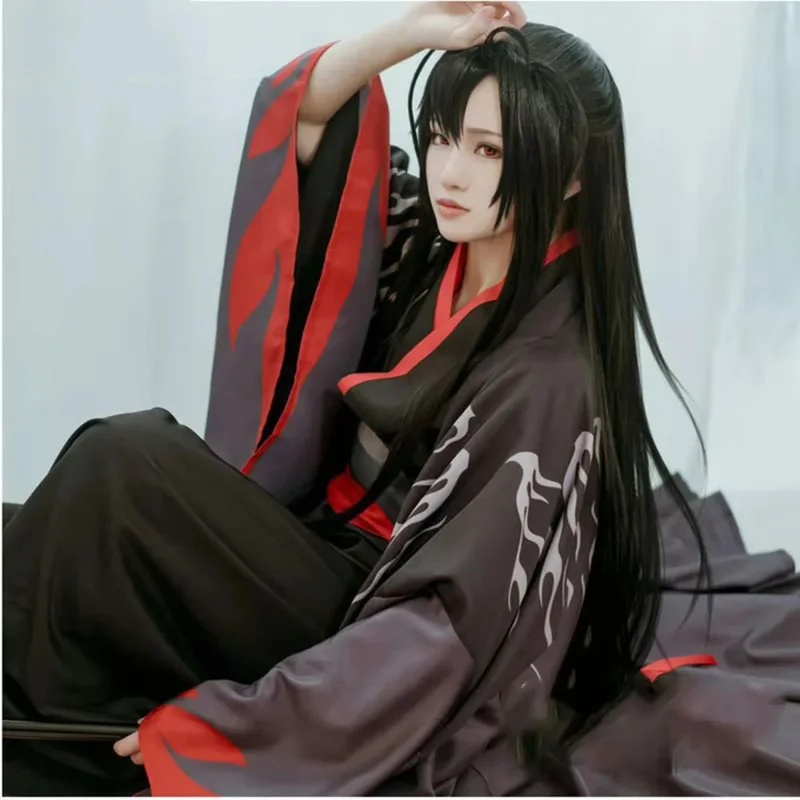 Мужской и Женский костюм для косплея Hanfu Mo Dao To Shi Wei Wuxian одежда Weiying Yiling Ancor Lan Wang Ji