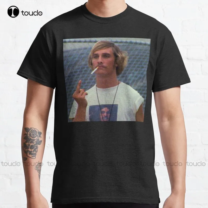 

New Wooderson Dazed And Confused Richard Linklater David 70S Old School Classic T-Shirt T-Shirt Dress Cotton Unisex Tee Shirt