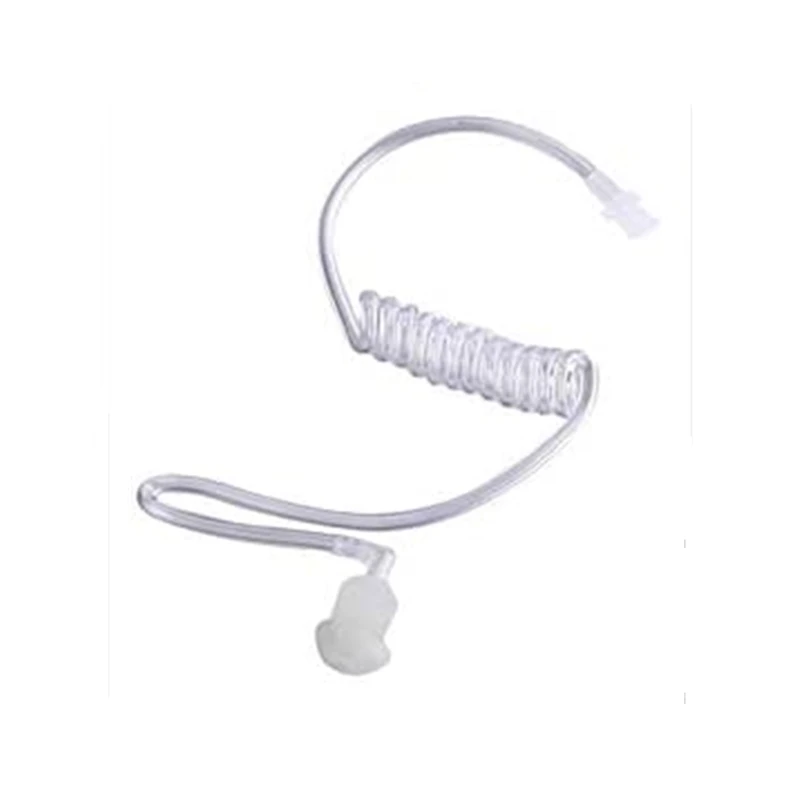 3.5mm Acoustic Tube Receiver Listen Only Earpiece 1 Pin, Compatible with 2 Way Radios Transceivers and Radio Speaker Mic