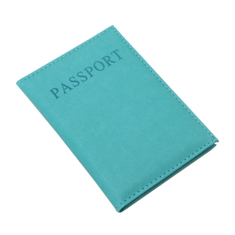 

Faux Leather Travel Passport ID Holder Cover Unisex Card for Case Man Cards Hold