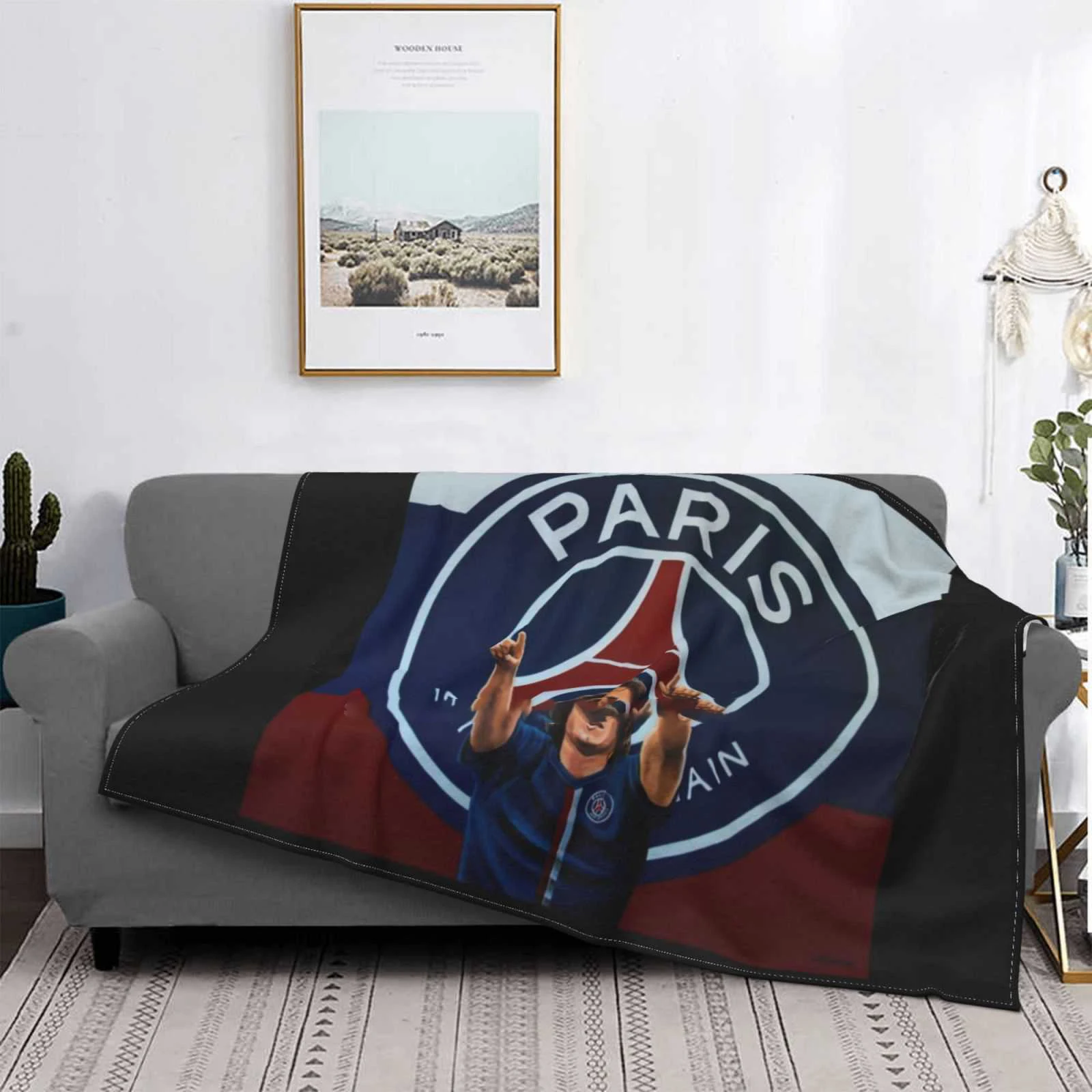 

Germain-Painting-Latest-Super-Soft-Warm-Light-Thin-Blanket-Germain-French-Football-Club-Football-Edi