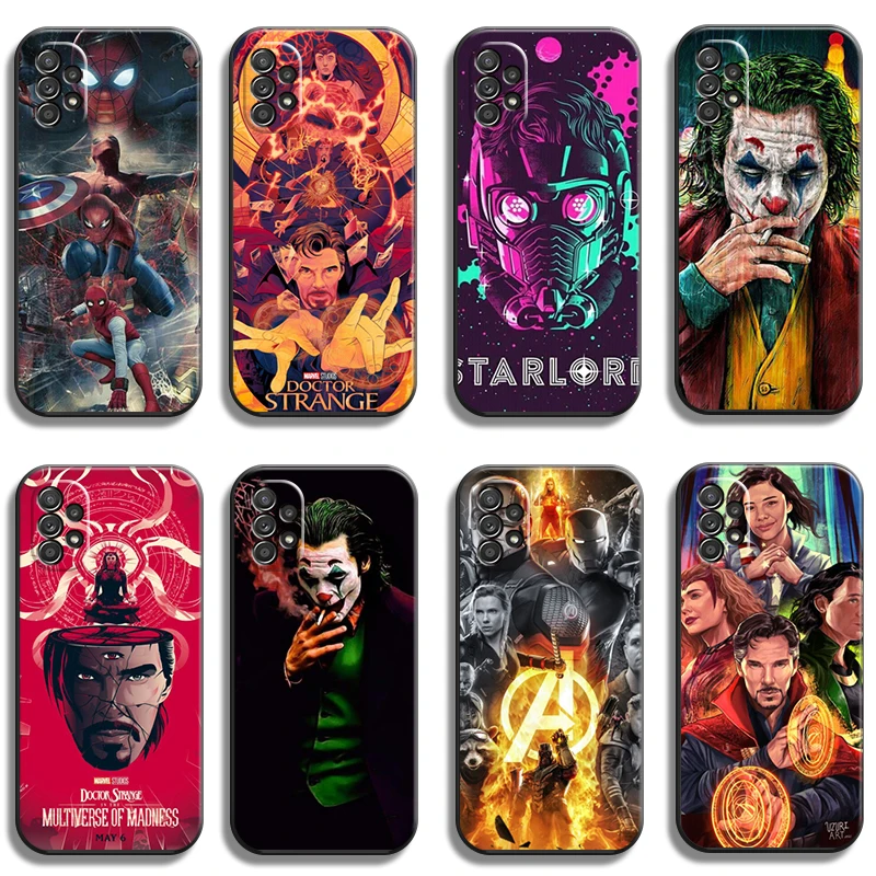 

Marvel Avengers Phone Cases For Samsung Galaxy A31 A32 A51 A71 A52 A72 4G 5G A11 A21S A20 A22 4G Soft TPU Back Cover Carcasa