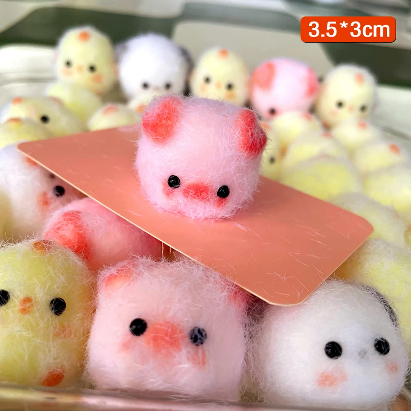 Kawaii липкая сжимаемая мини цыпленок свинка собака игрушка для снятия стресса