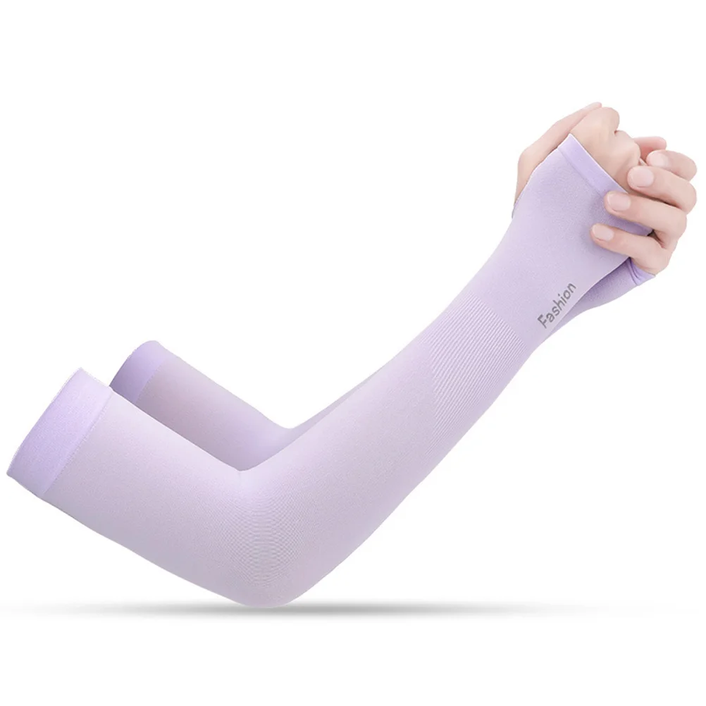 

Sleeves Arm Uv Cooling Sleeve Sun Men Cover Accessories Covers Cycling Protector Cool Shield Elbow Women White Clothing Cuff