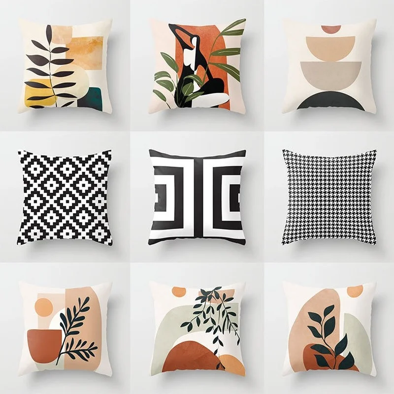 

Наволочка для дивана в скандинавском стиле, наволочка для спины, Офисная наволочка для спины, стильные подушки для улицы, офисное кресло