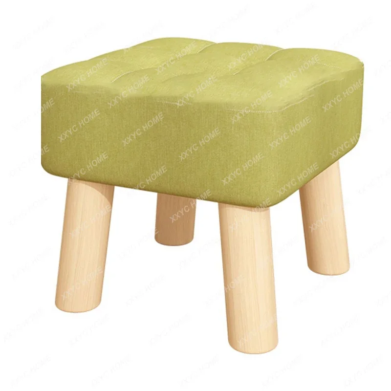 

Modern Fashion Home Wooden Footstool Nordic Creative Modern Minimalist Shoe Changing Bench Stolik Kawowy Home Furniture