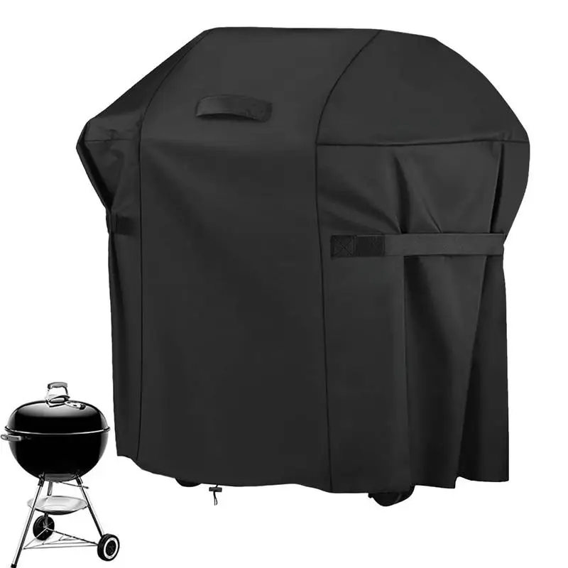 

BBQ Grill Cover Rip Proof Fade Resistant Cover For Grill Outdoor Waterproof Sturdy Barbecue Grill Covers With Adjustable Strap