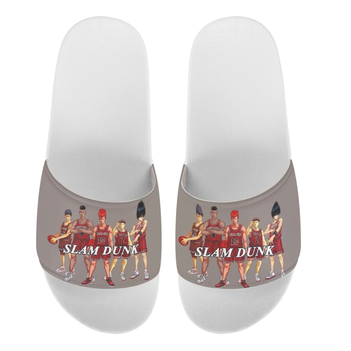 Hot Saleスラムダンク Slippers Daily Wear Outdoor Casual Mens Flats Holiday Outdoor Beach Cartoon Style Comfortable Unisex Flat Shoes