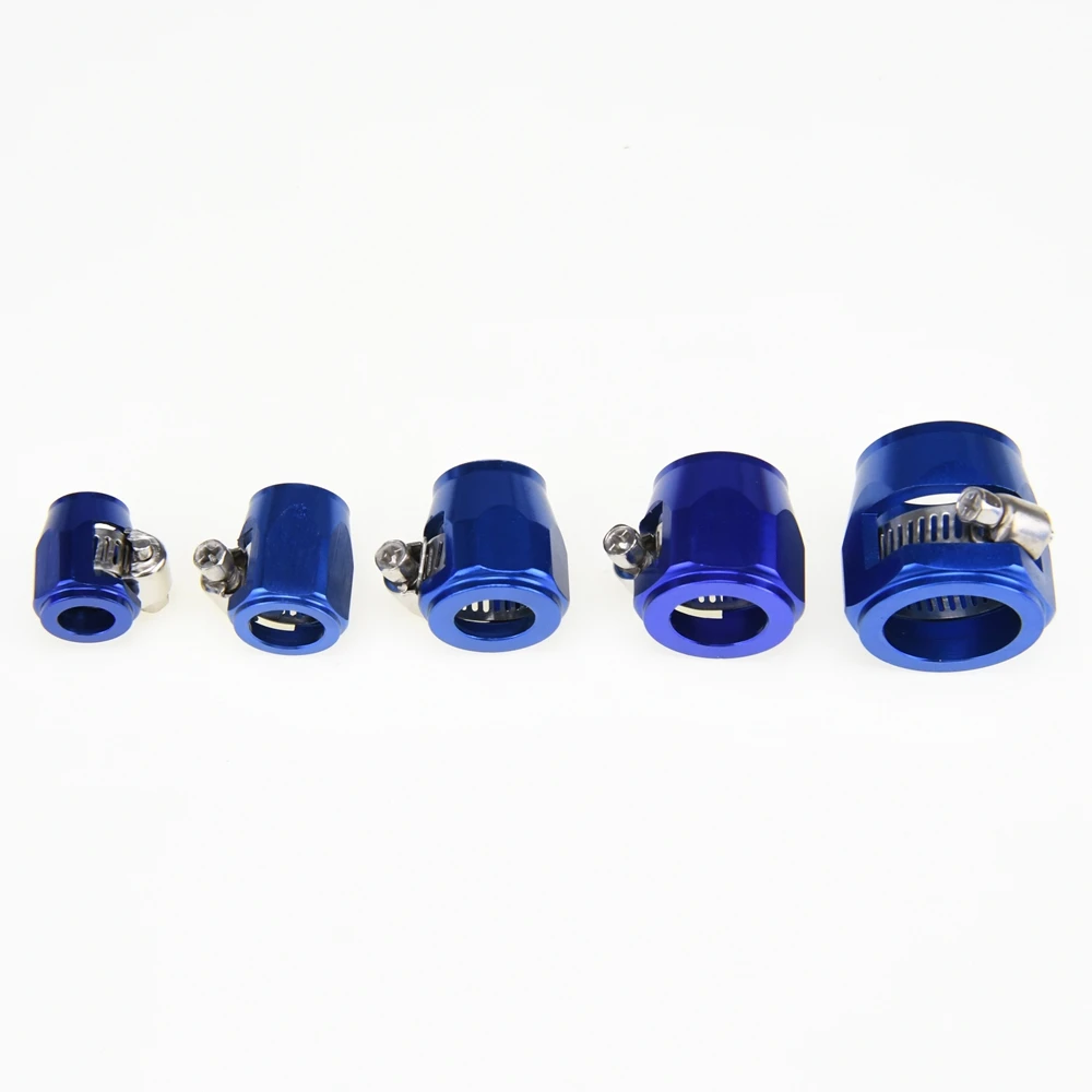 Алюминиевый хомут для шланга AN4/AN6/AN8/AN10/AN12, финишер для конца шланга, зажим для мазута, хомуты для водопроводных труб, шестигранные финишники