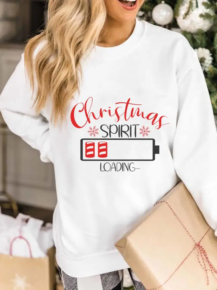 

Printed Pullovers Love Festival Season Merry Christmas Women Ladies Fashion Gift Graphic Sweatshirts Female Clothing