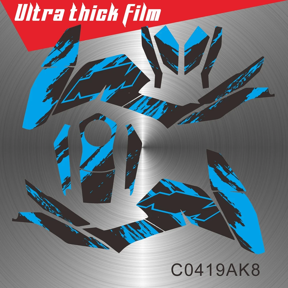 

Для KTM DUKE 125 200 390 2013 2014 2015 2016 наклейки комплект графических наклеек полный комплект мотоцикла C0419AK