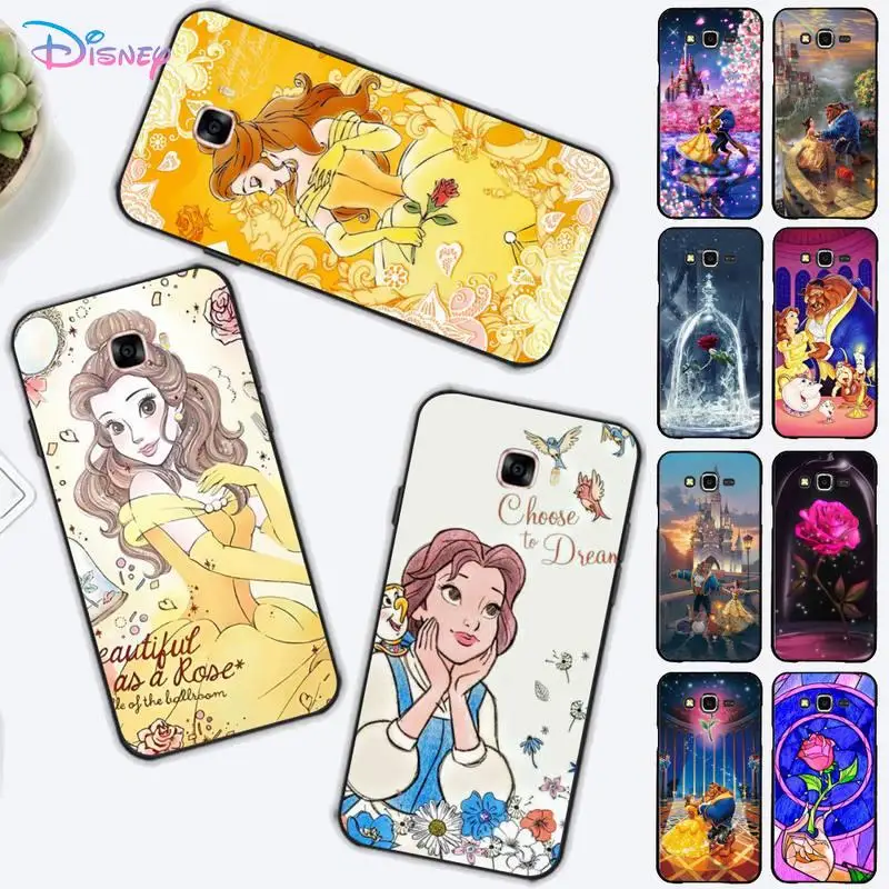 

Disney Beauty and the beast Phone Case for Samsung J 2 3 4 5 6 7 8 prime plus 2018 2017 2016 core