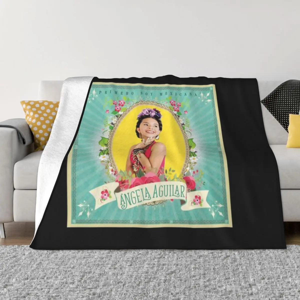 Супермягкое Флисовое одеяло Ngela Aguilar-1 Soy мексиканский альбом 2018