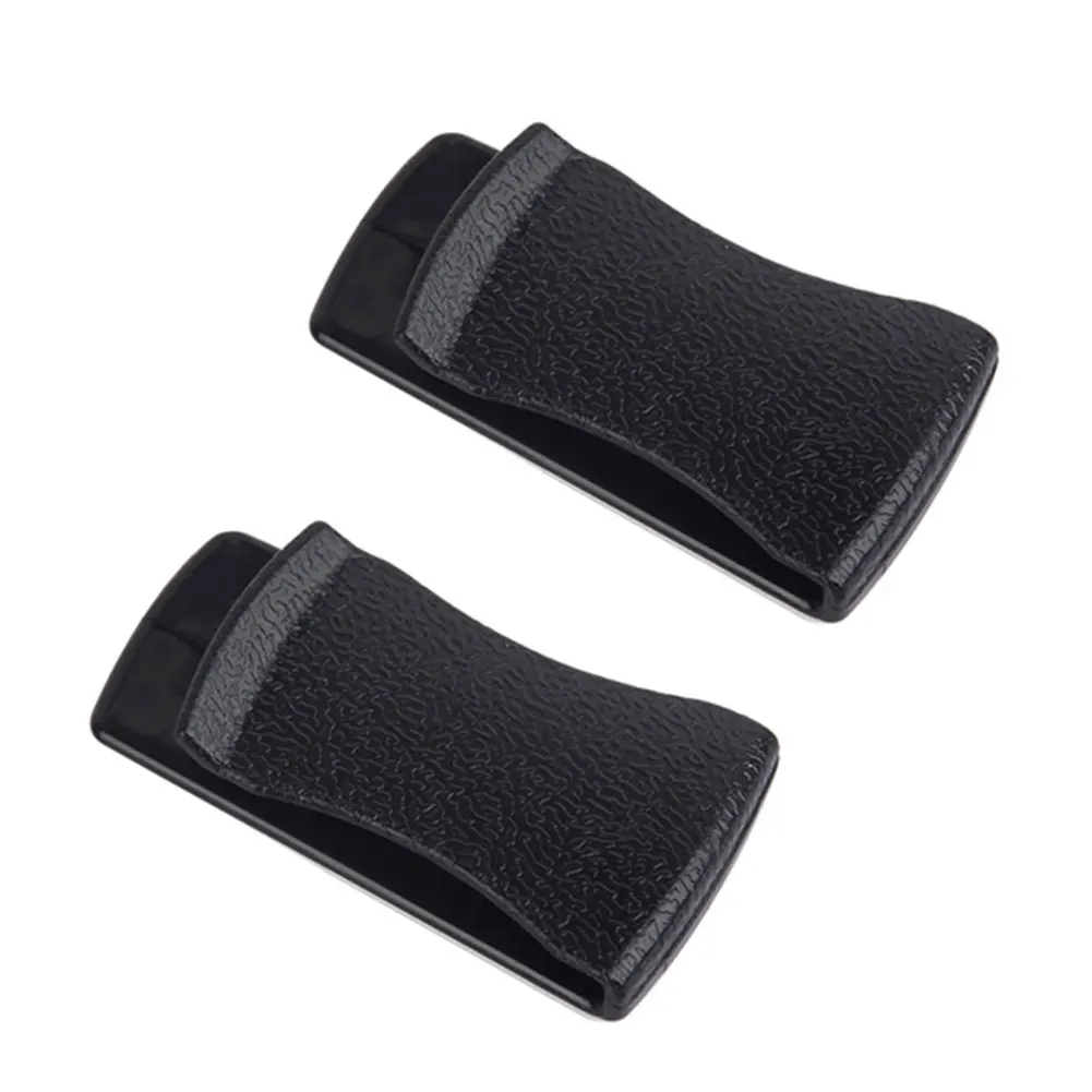 

2PCS Car Card Holder Stuff Interior Ticket Hook Auto Car Clip Multi-function Folder Black Dashboard Door Self Adhesive Clips