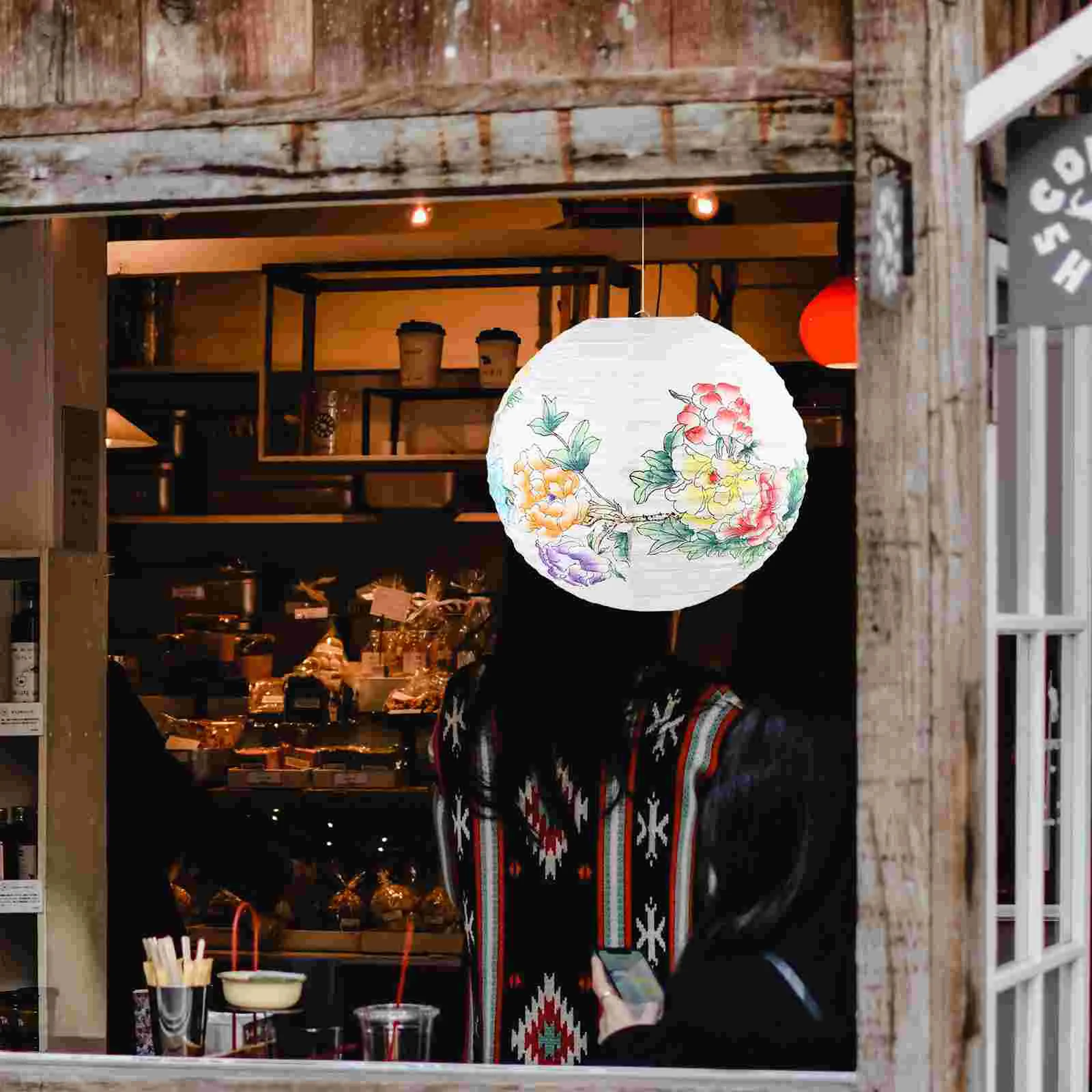 

Outdoor Decor Paper Lantern Hanging Decoration Japanese Lanterns Small Restaurant
