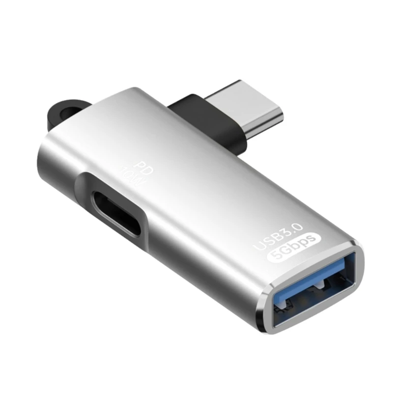 Высокоскоростной адаптер DXAB USB C к гнездовому адаптеру быстрая зарядка передача