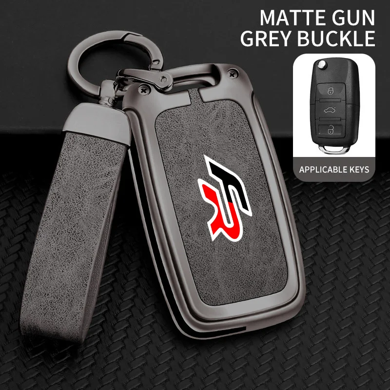 Чехол для автомобильного ключа из цинкового сплава чехол-держатель SEAT FR Leon Ibiza Arosa