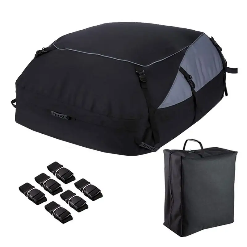 

Cargo Bag Rooftop Car Roof Bag Car Top Carrier Waterproof Soft Rooftop Luggage Carriers For Travel And Luggage Transport Cars