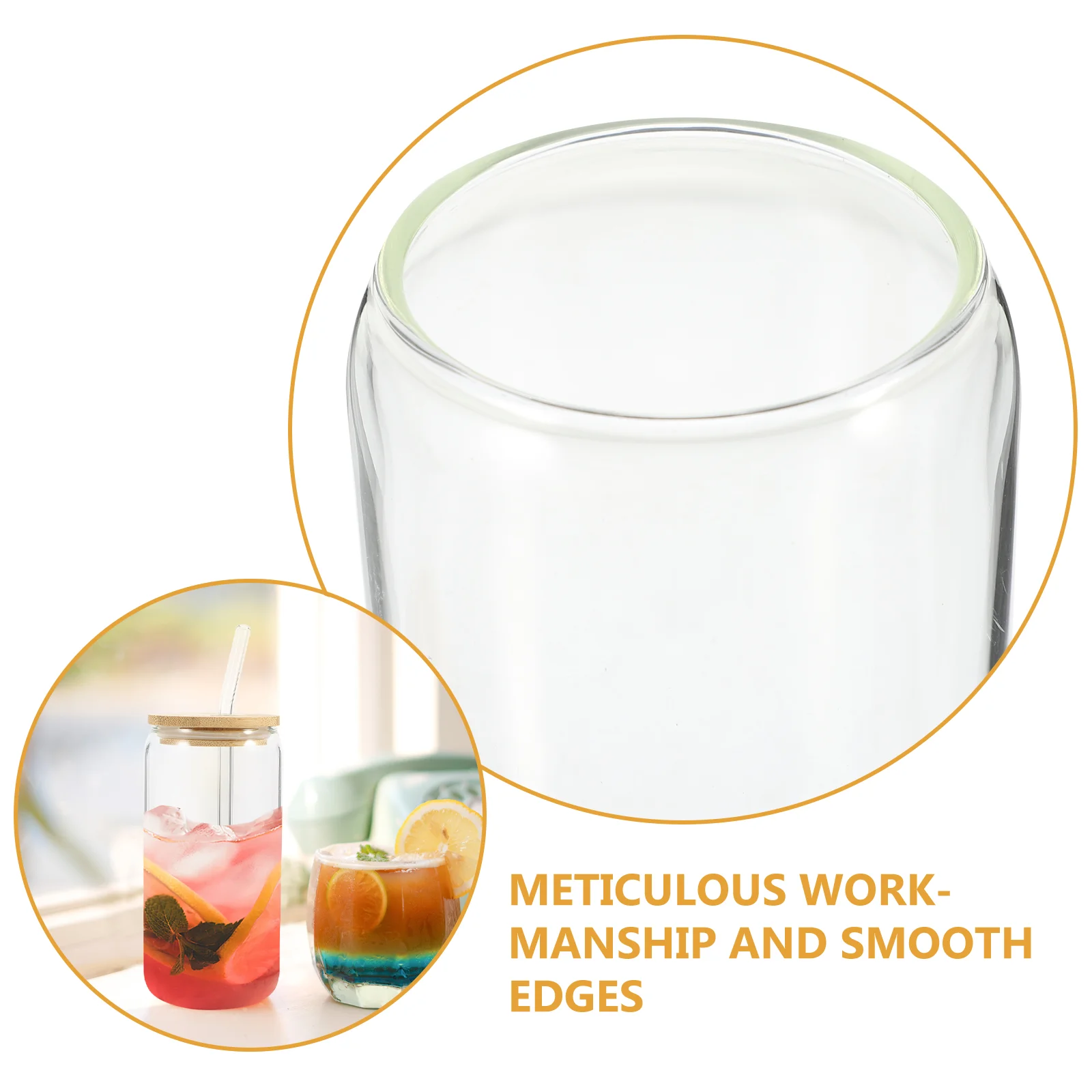 Кружка со льдом для кофе Бамбуковая крышка кружка напитков путешествий с