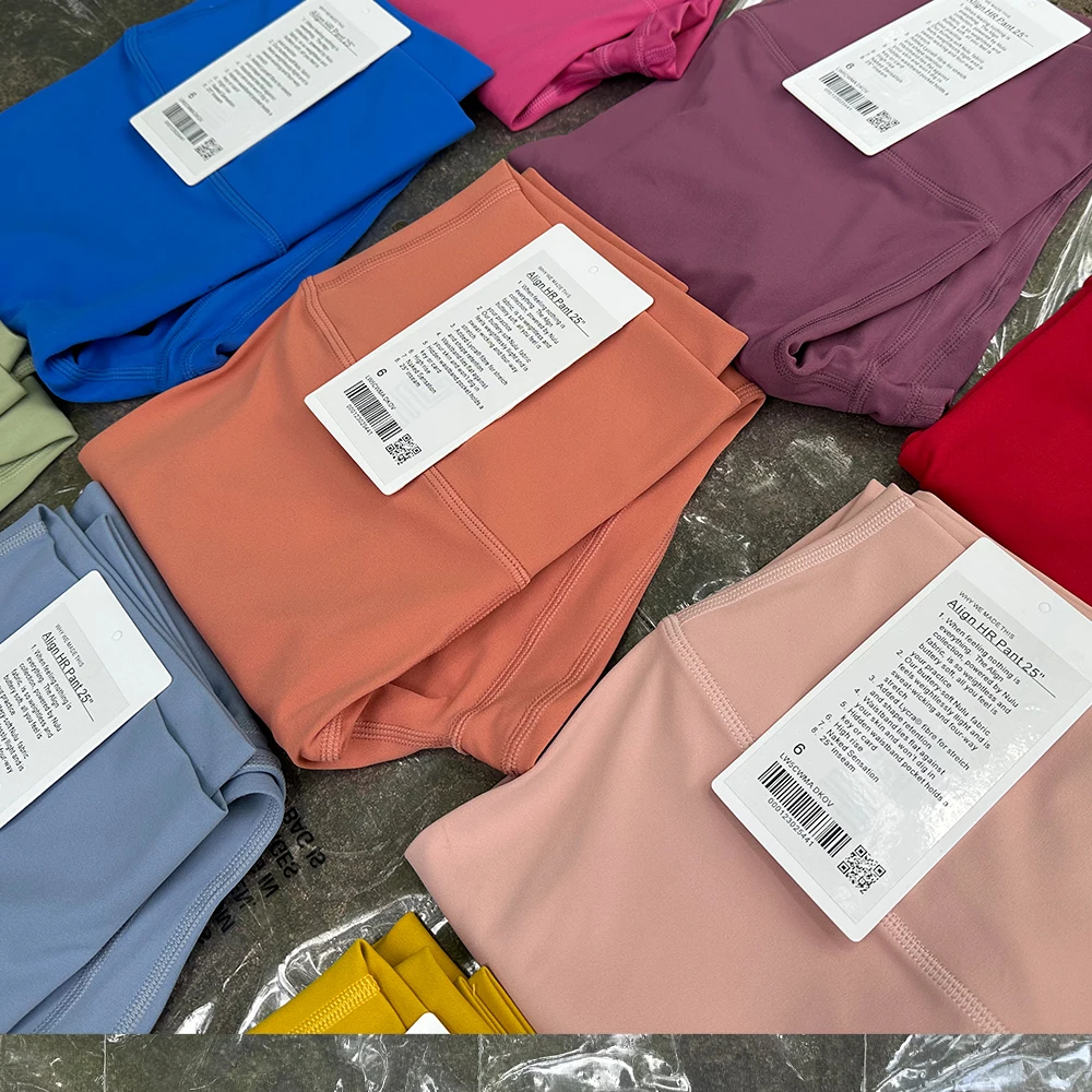 25 Inch Inseam With Inner Pocket Leggings High Rise Leggings Naked Sensation Yoga Pants Soft Gym Jogging Exercise Tights