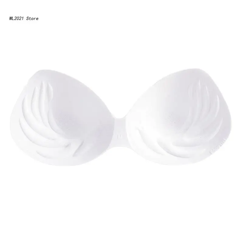 

Women Latex Breast Pad Bra Cup Inserts Underwear Replacement Anti-Mite Breathable Sponge Chest Cushion Bikini Padding