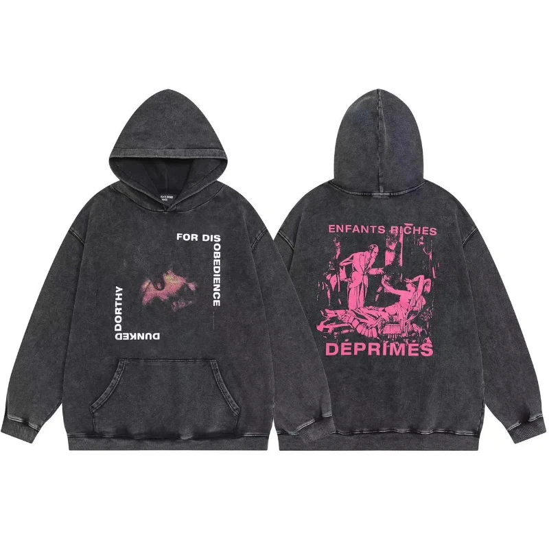 Модный Удобный свитшот для мужчин 20 лет повседневный одежда стирки Y2k женская