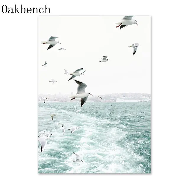 

Пейзаж настенный постер мост художественные принты пальма тростниковый холст плакат морская звезда пляжный принт фотографии плакаты на скандинавскую тему украшение спальни