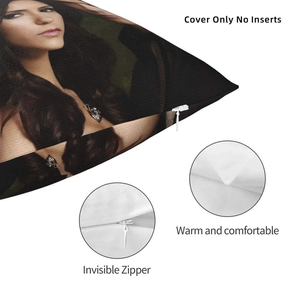 POR QUE Nina Dobrev Deixou O Elenco De The Vampire Diarie наволочка декоративная подушка на заказ