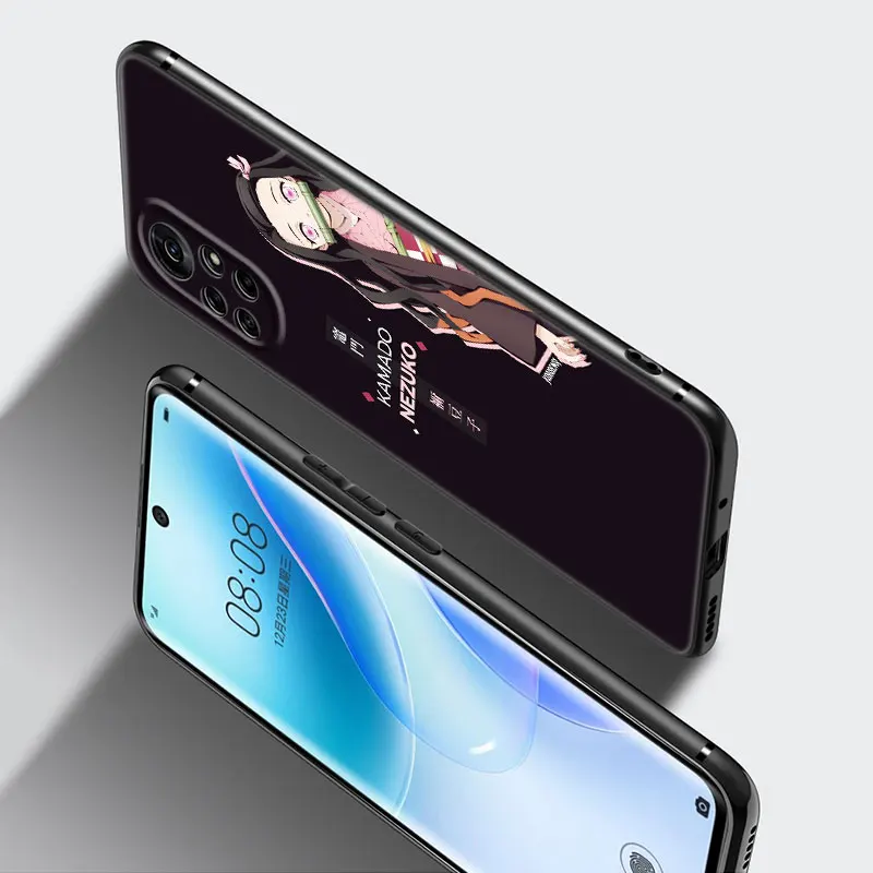 anime demon slayer phone case for huawei honor 60 50 se 30s mate 30 20 10 lite 40 nova 9 8 pro y60 8i 7i 7se 5t premium cover free global shipping