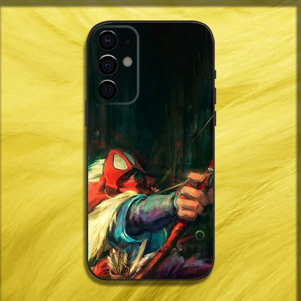 Чехол для телефона Prince M-MononokeS Hime Samsung S24 S21 S22 S23 S30 Ultra S20 Plus Fe Lite Note 10 9 5G черный мягкий