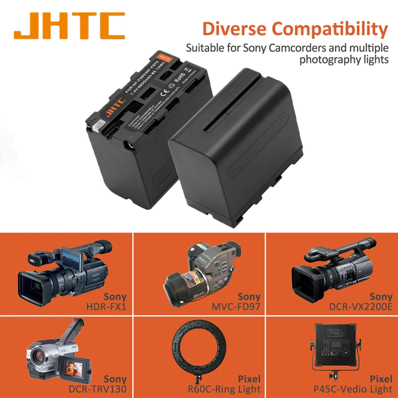 NP-F970 NP-F960 NPF970 Зарядное устройство для Sony PLM-100 CCD-TRV35 MVC-FD91 MC1500C YONGNUO Light Lamp Батареи NPF960