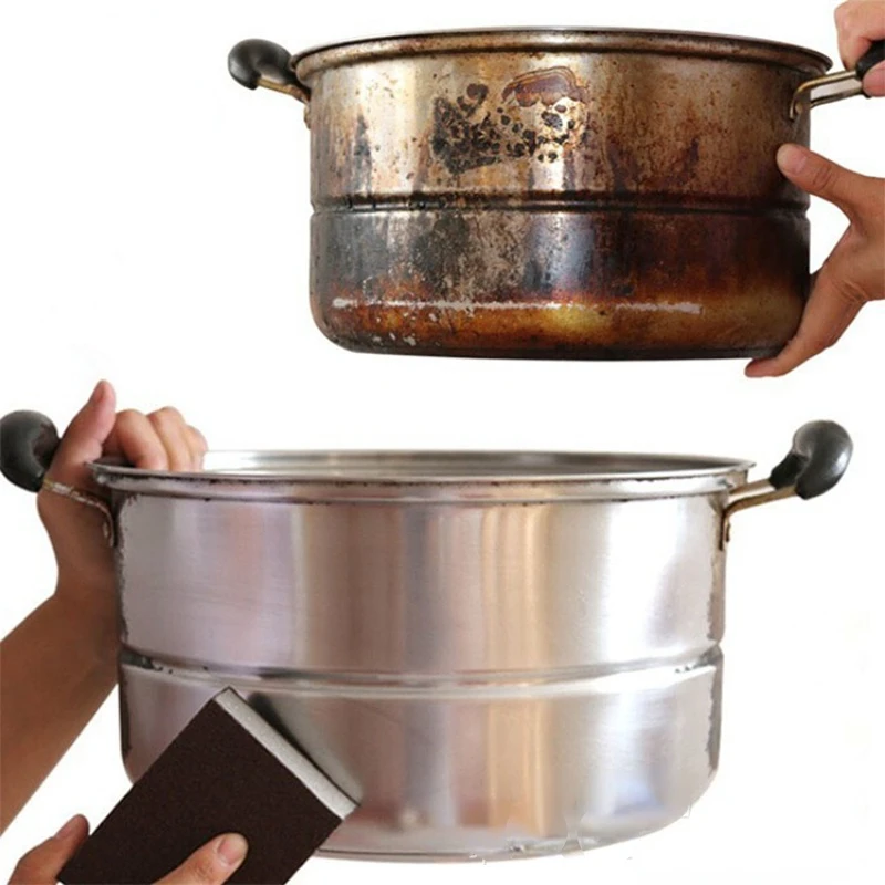 

Волшебная губка, ластик для удаления накипи, чистящая щетка из карбида кремния, чистящая щетка для удаления накипи, кухонные принадлежности