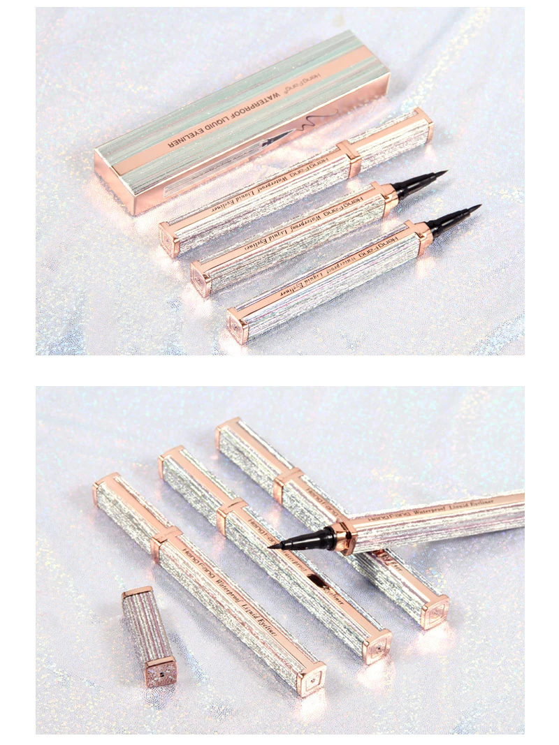 Сияющая подводка для глаз Starlight Стойкая Водостойкий карандаш черная жидкая