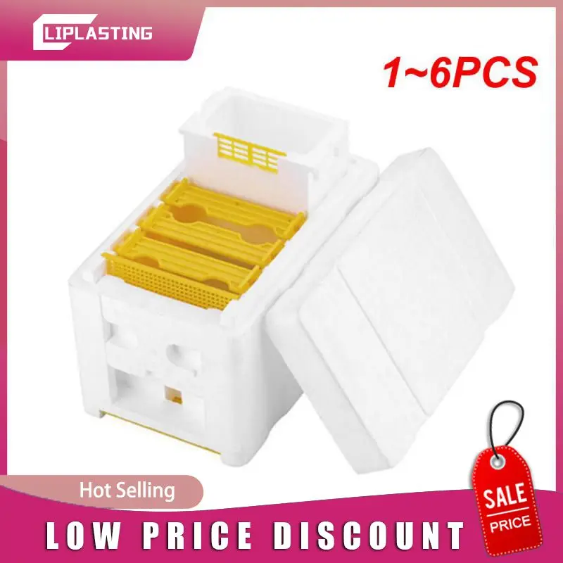 

1~6PCS Queen Bee Rearing Mating Beehive Beekeeping Tool Foam Pollination Box Bee Breeding Foam Box Beekeeping Equipment Tools