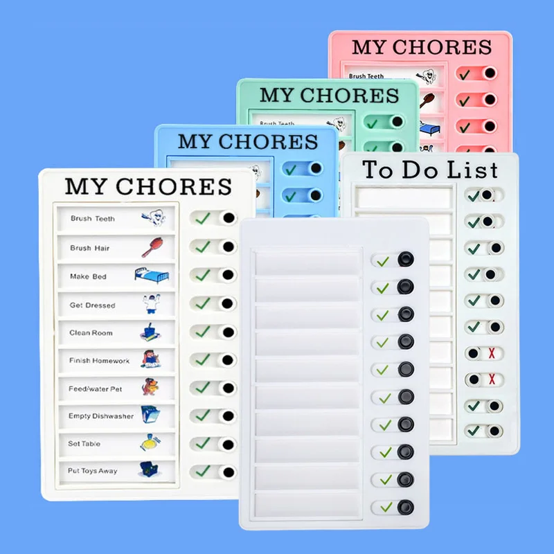 

Portable Chore Chart Memo Boards Detachable Message Board RV Checklist Daily Schedule Travel Planning Reminder Tool