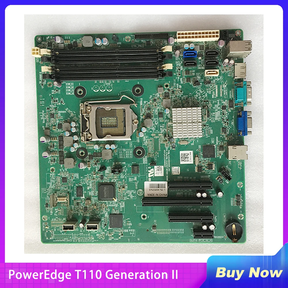 Server Motherboard for PowerEdge T110 Generation II 0PM2CW 0F7MRK System Board Fully Tested