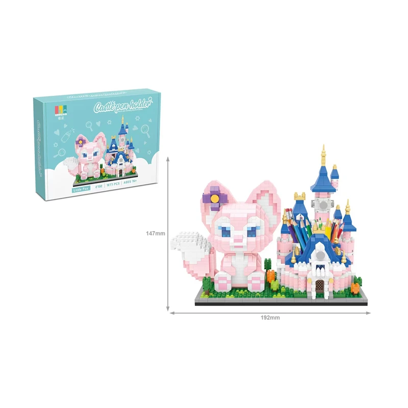 Креативный держатель для ручек в виде медведя Пикачу строительные блоки серия