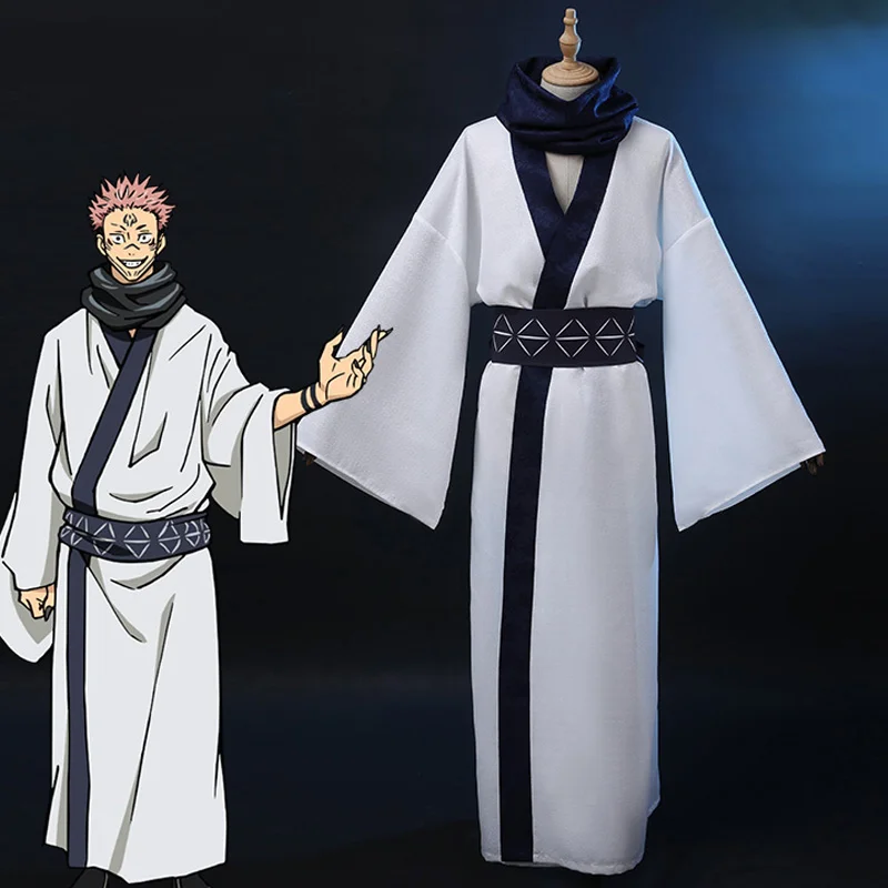 

Anime Jujutsu Kaisen Ryomen Sukuna Cosplay Costume Japanese Kimono Fancy Suit Outfit Halloween Carnival Uniform Custom Made