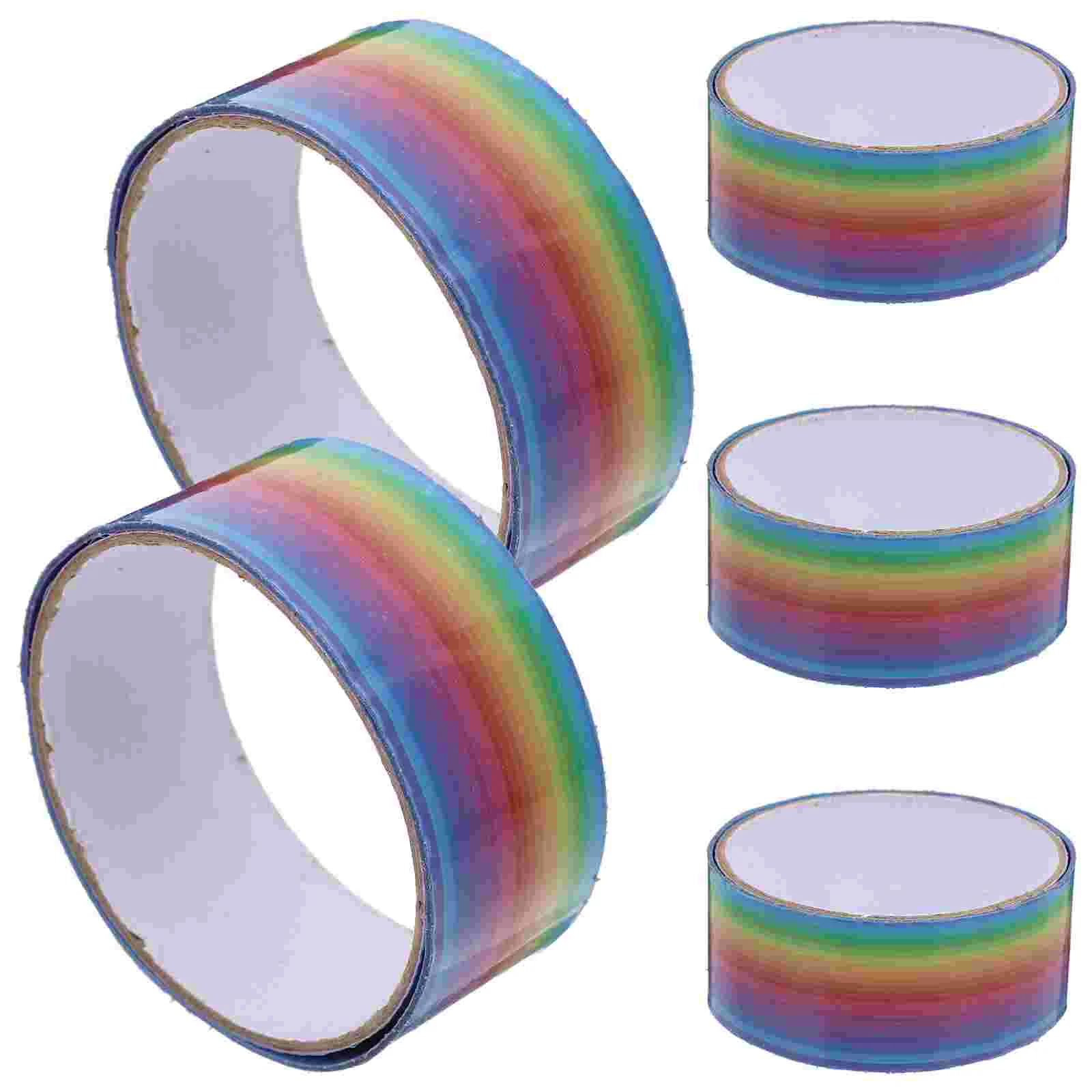 5-рулонная шариковая лента цветной воздуховод для маркировки липкие прокатные