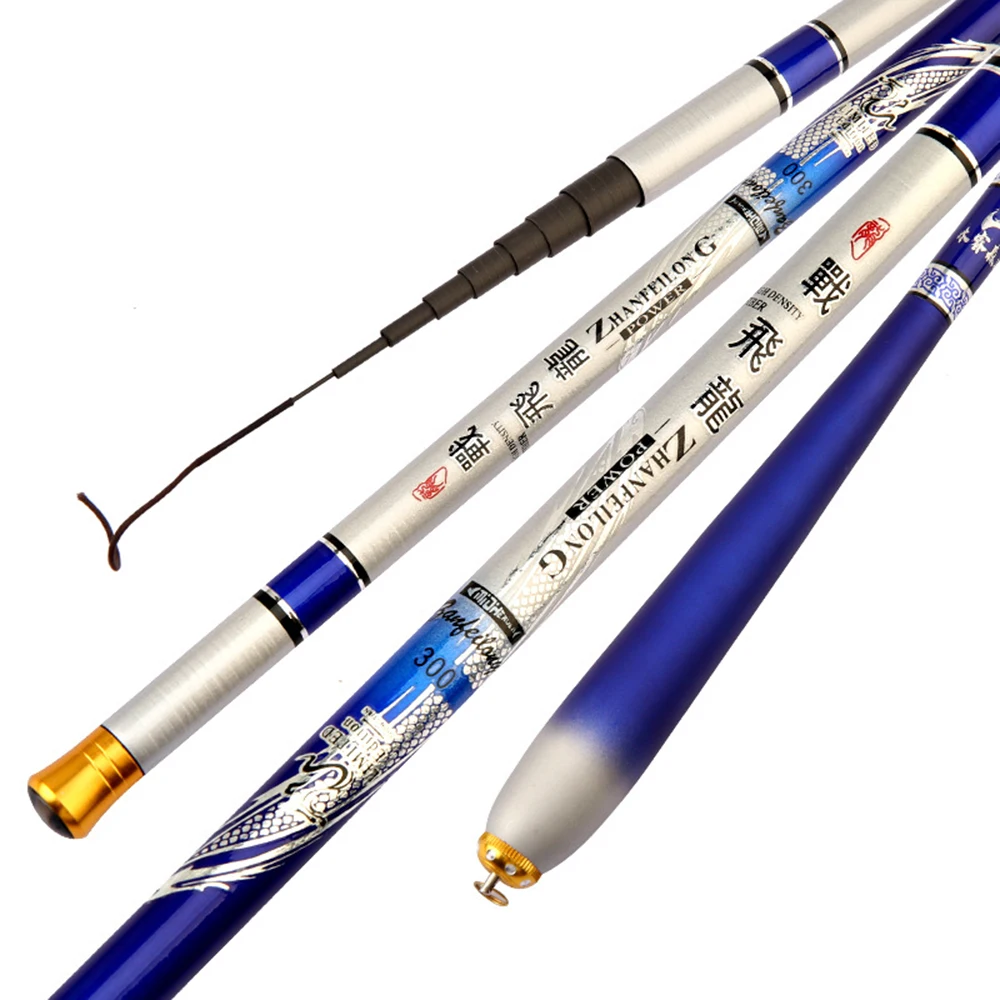 

19 Hardness Short Pitch Rod 1.8/2.1/2.4/2.7/3.0/3.6/3.9/4.5m Fishing Rod Female Male Adult Rod