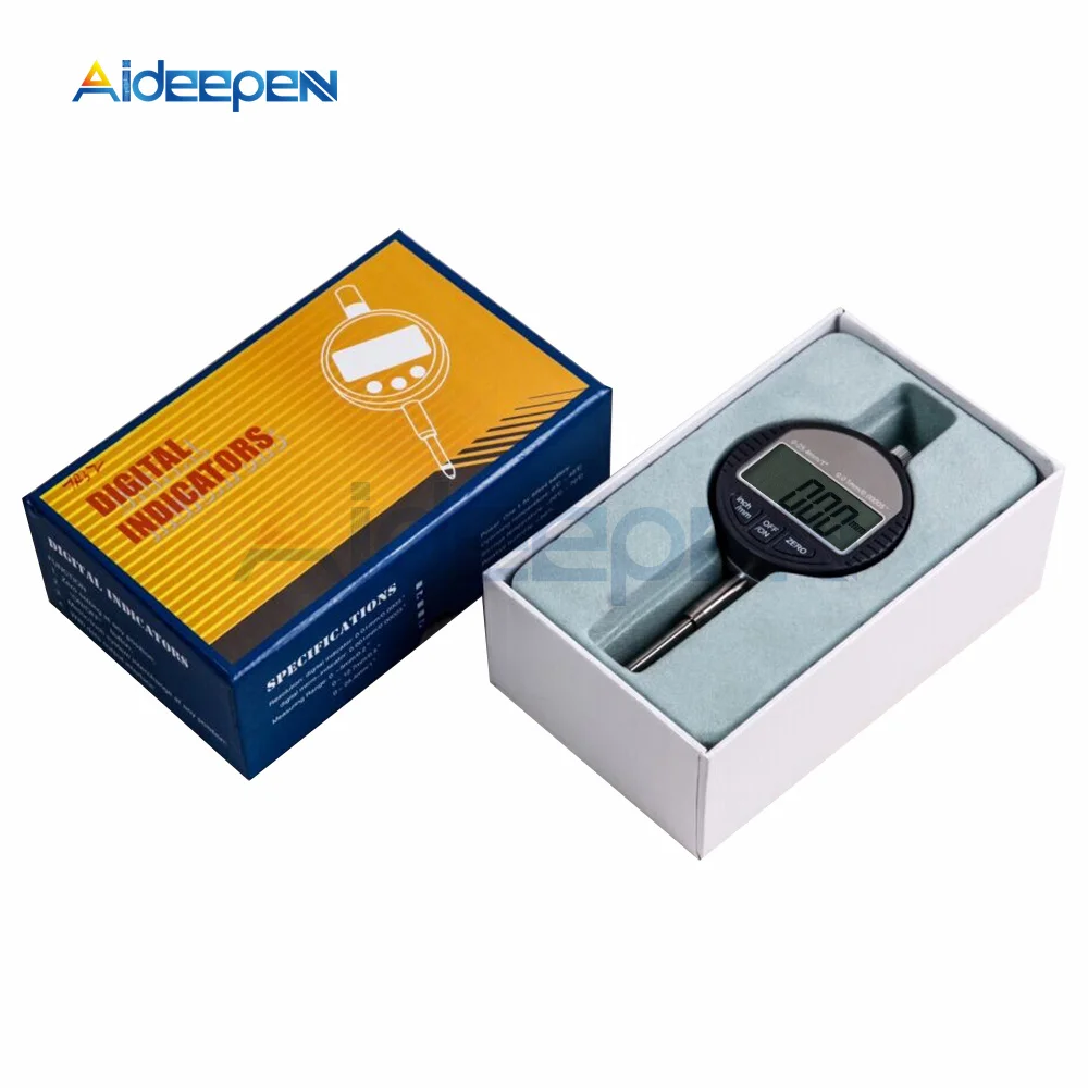 Электронный толщиномер цифровой микрометр 0-12 7 мм 0 001 00005 дюйма