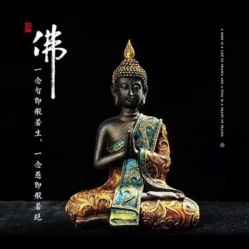 Статуя Будды большого размера статуэтка из Таиланда ручной работы зеленой смолы