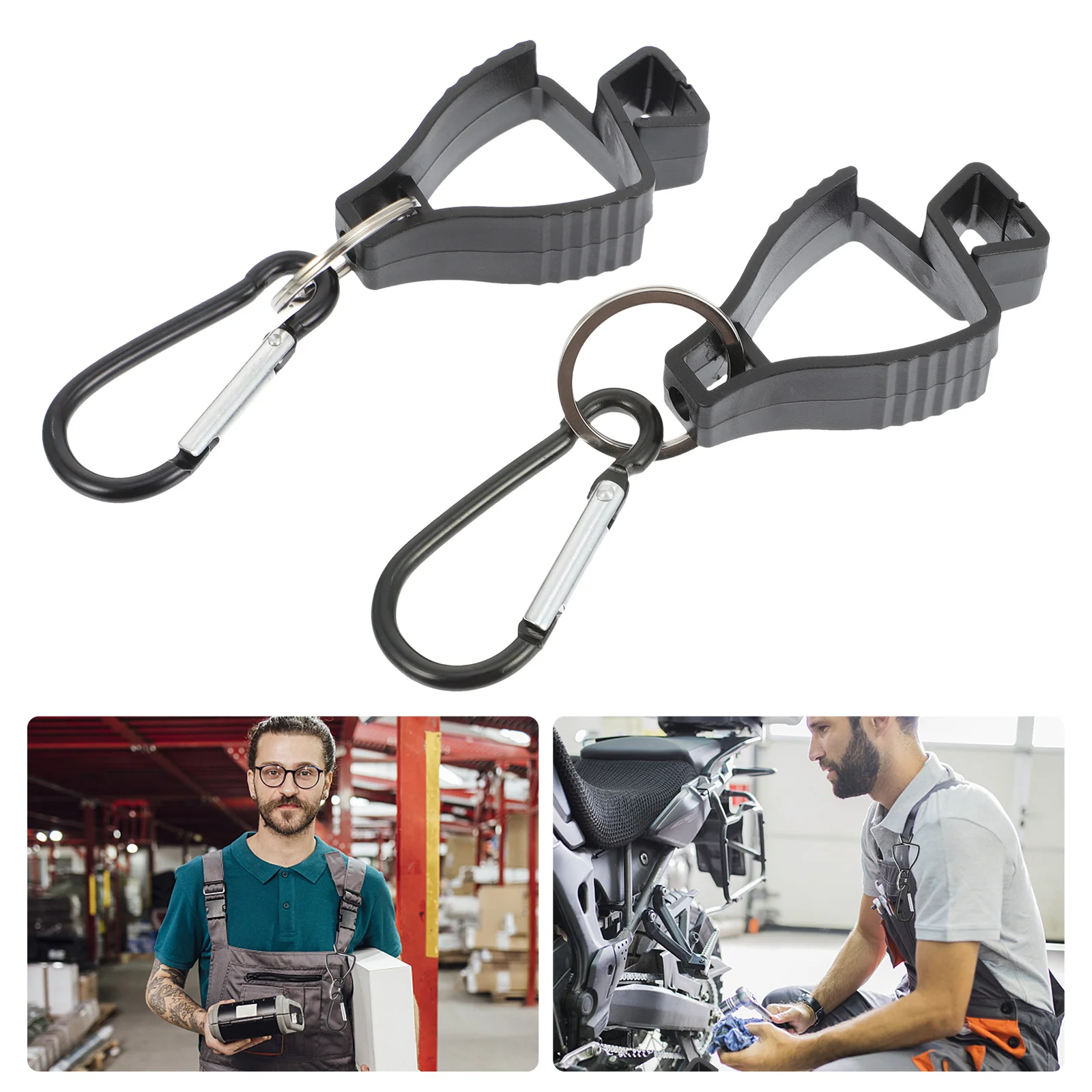 

2pcs Glove Clips Chic Multi-purpose Useful Glove Belt Clip Work Glove Clips Glove Holder Clip Construction Glove Clips