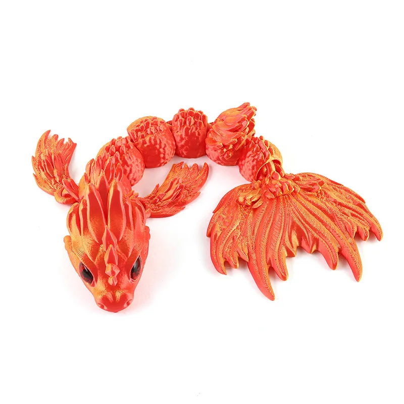 

3D печатный дракон Да Вэй Хай орнамент настольный орнамент 3d печатные животные домашний офис ремесло печатные фигурки рождественские подарки
